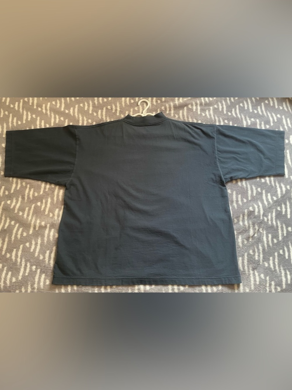 Yeezy x GAP x Balenciaga baggy 3/4 seamless small logo tee shirt - SIZE M - Picture 2 of 5